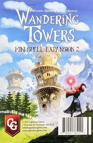 CAPABTOW03 Wandering Towers Board Game: Mini-Spell Expansion 2 published by Capstone Games