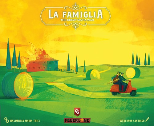 CAPFS5400 La Famiglia: The Great Mafia War Board Game published by Capstone Games