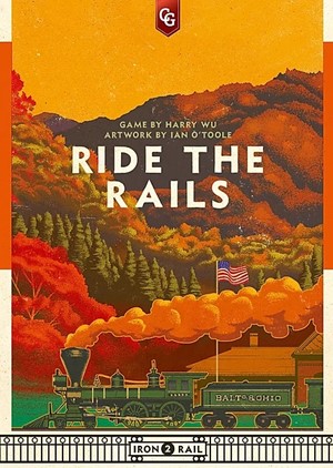 CAPIR201 Ride The Rails Board Game published by Capstone Games