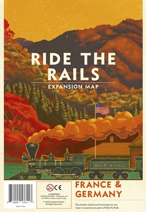 CAPIR202 Ride The Rails Board Game: France And Germany Expansion published by Capstone Games