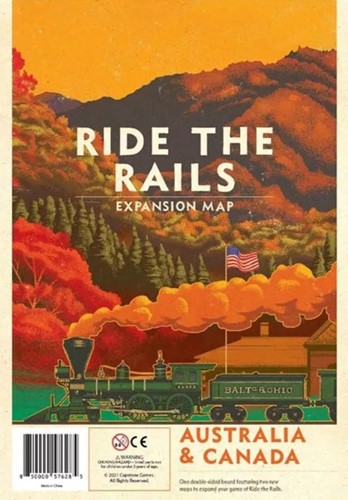 Ride The Rails Board Game: Australia And Canada Expansion