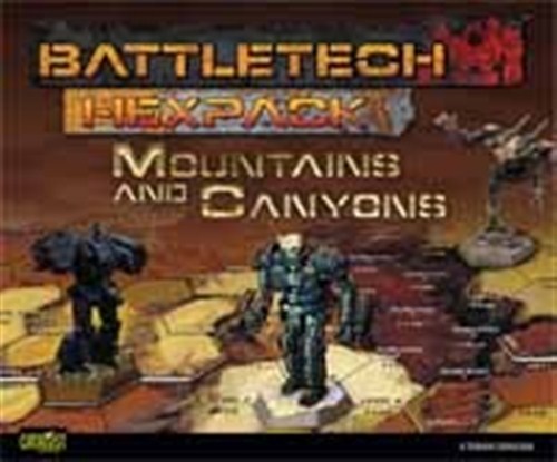 CAT35142 Classic Battletech RPG: Hex Pack: Mountains and Canyons published by Catalyst Game Labs