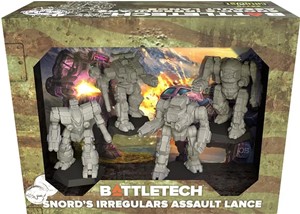 CAT35770 BattleTech: Snord's Irregulars Assault Lance published by Catalyst Game Labs