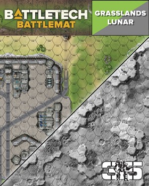 CAT35800B BattleTech: Battle Mat Grasslands Lunar published by Catalyst Game Labs
