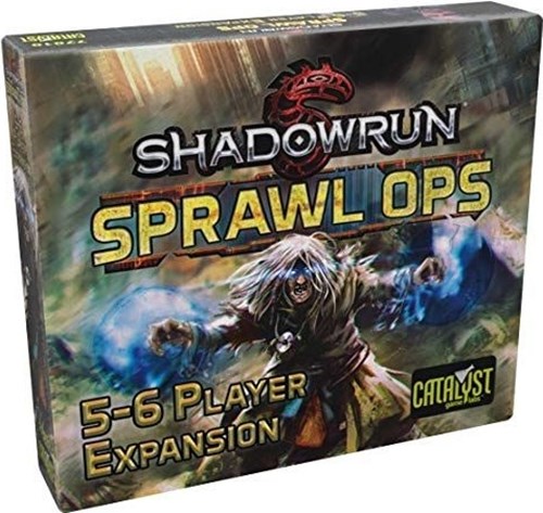 CAT77710 Shadowrun: Sprawl Ops Board Game 5 To 6 Player Expansion published by Catalyst Game Labs