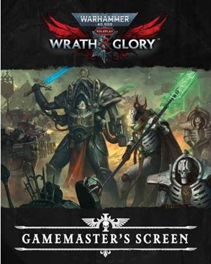 CB72604 Warhammer 40000 Roleplay RPG: Wrath And Glory Gamemaster Screen published by Cubicle 7 Entertainment