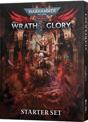 2!CB72618 Warhammer 40000 Roleplay RPG: Wrath And Glory Starter Set published by Cubicle 7 Entertainment