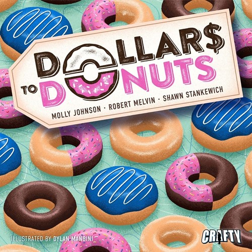CFG15004 Dollars To Donuts Board Game published by Crafty Games