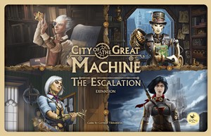 3!CGA07002 City Of The Great Machine Board Game: The Escalation Expansion published by Crowd Games
