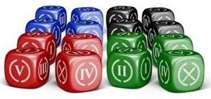 2!CGA15003 Onus! Card Game: Traianus: Dice published by Draco Ideas