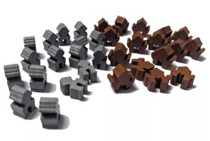 2!CGA19007 Barrage Board Game: Wooden Machineries Pack published by Cranio Creations