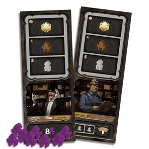 2!CGA19008 Barrage Board Game: Executive Officer Promo A And Set Of 8 published by Cranio Creations