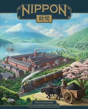 2!CGA24002 Nippon Board Game: Zaibatsu Emperor's Edition published by Crowd Games
