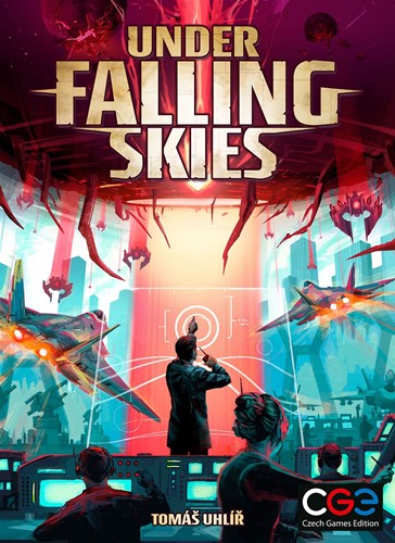 CGE00058 Under Falling Skies Board Game published by Czech Game Editions