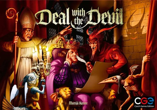 CGE00066 Deal With The Devil Board Game published by Czech Game Editions