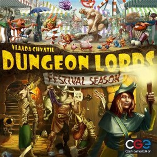 CGEDLF Dungeon Lords Board Game: Festival Season Expansion published by Czech Game Editions