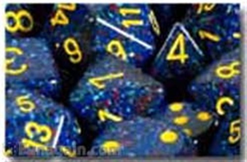 CHX25366 Chessex Speckled 7 Dice Set - Twilight published by Chessex