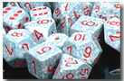 CHXDS01 Chessex Speckled 7 Dice Set - Air published by Chessex