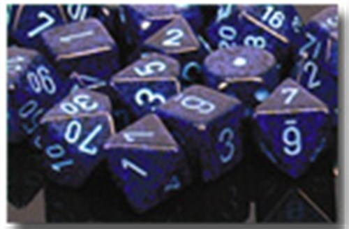 CHXDS04 Chessex Speckled 7 Dice Set - Cobalt published by Chessex