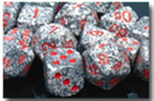 CHXDS10 Chessex Speckled 7 Dice Set - Granite published by Chessex