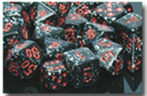 CHXDS19 Chessex Speckled 7 Dice Set - Space published by Chessex