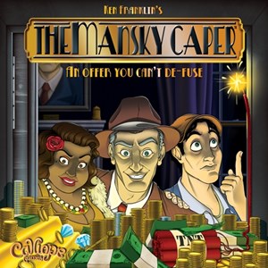 2!CLP135 The Mansky Caper Card Game published by Calliope Games