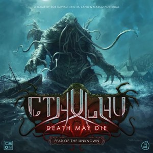 2!CMNDMD006 Cthulhu: Death May Die Board Game: Fear Of The Unknown published by CoolMiniOrNot