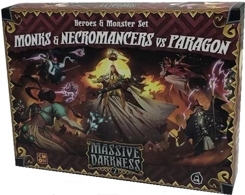 Massive Darkness 2 Board Game: Monks And Necromancers vs The Paragon Expansion
