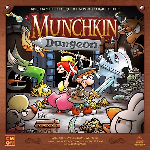 CMNMKD001 Munchkin Dungeon Board Game published by CoolMiniOrNot