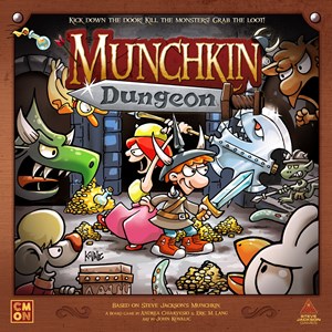 CMNMKD001 Munchkin Dungeon Board Game published by CoolMiniOrNot