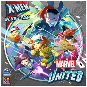 CMNMUN012 Marvel United Board Game: X-Men Blue Team expansion published by CoolMiniOrNot