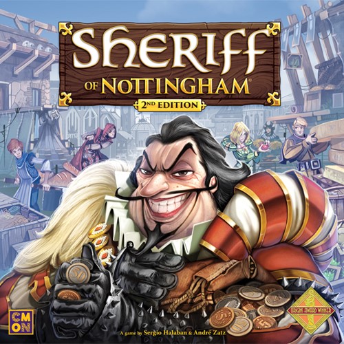 CMNSHF003 Sheriff Of Nottingham Card Game: 2nd Edition published by CoolMiniOrNot