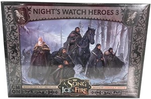 CMNSIF315 Song Of Ice And Fire Board Game: Night's Watch Heroes 3 Expansion published by CoolMiniOrNot