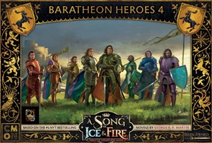 2!CMNSIF820 Song Of Ice And Fire Board Game: Baratheon Heroes 4 published by CoolMiniOrNot
