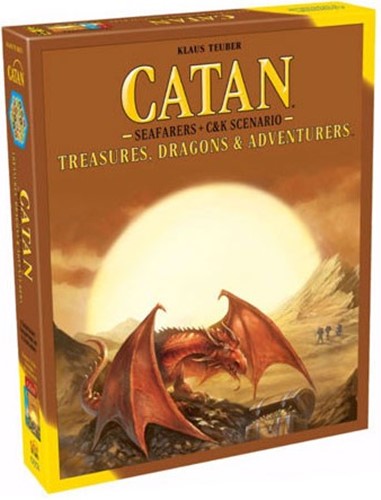 CN3174 Catan 5th Edition Board Game: Treasure Dragons And Adventurers Expansion published by Catan Studios