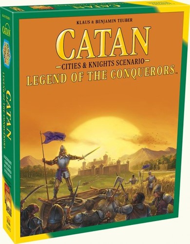 CN3175 Catan 5th Edition Board Game: Cities And Knights Expansion Legend Of The Conquerors Scenario published by Catan Studios