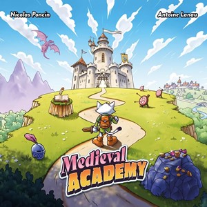 2!CSGMEDIEVAL Medieval Academy Board Game published by Ludonaute