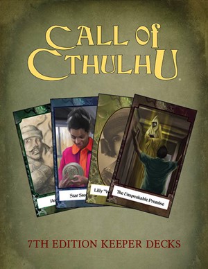 CT23139 Call of Cthulhu RPG: 4 Keeper Decks published by Chaosium