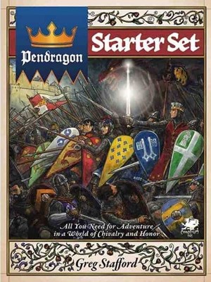 CT2729X King Arthur Pendragon RPG: Starter Set: Relive The Glory Of King Arthur's Court! published by Chaosium