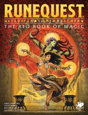 CT4034H Runequest RPG: The Red Book Of Magic published by Chaosium