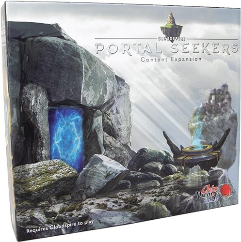 CTGCLDADD001 Cloudspire Board Game: Portal Seekers Expansion published by Chip Theory Games