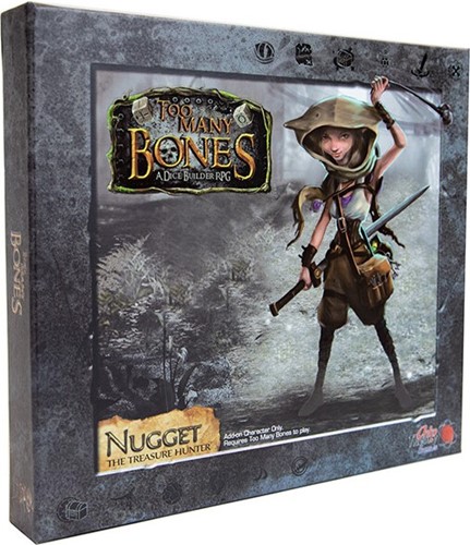 CTGTMBADD003 Too Many Bones Board Game: Nugget The Treasure Hunter Expansion published by Chip Theory Games