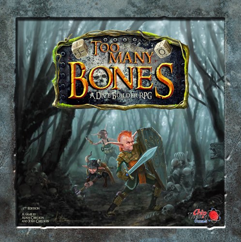CTGTMBGAME001 Too Many Bones Board Game published by Chip Theory Games