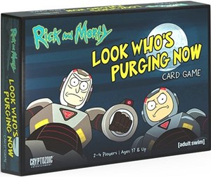 CZE27732 Rick And Morty The Look Who's Purging Now Card Game published by Cryptozoic Entertainment