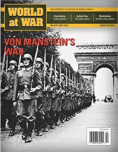 DCGWAW84 World At War Magazine #84: Manstein's War published by Decision Games