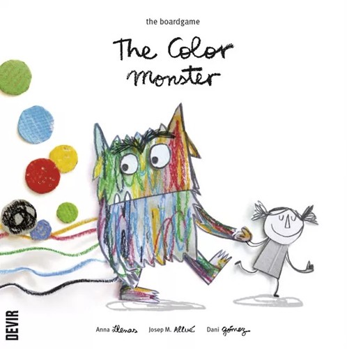 DEVBGCMTR The Colour Monster Travel Card Game published by Devir