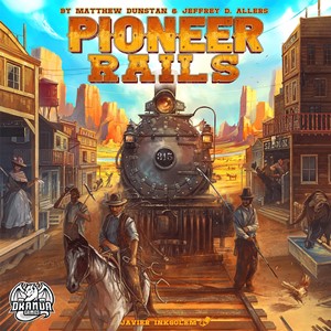 2!DG006 Pioneer Rails Board Game published by Dranda Games