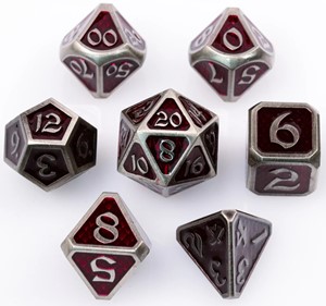 DHDM0202050 7pc RPG Dice Set: Drakona Gemtooth Tekalion published by Die Hard Dice