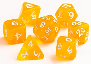 DHDP0203110 7pc RPG Dice Set: Elessia Cosmos Solaris published by Die Hard Dice