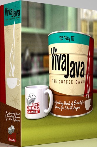 DHMVJ01 Vivajava: The Coffee Board Game published by Dice Hate Me Games